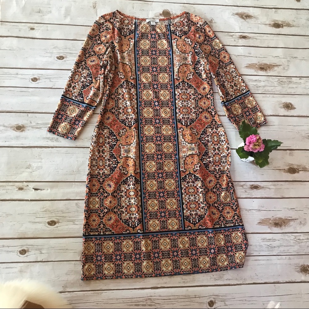 London Times Beautiful Print Dress
